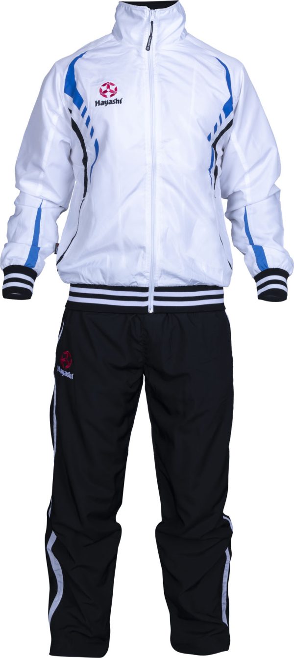 Tracksuit “Slide” for Kids - size 128 = 128 cm, white-black