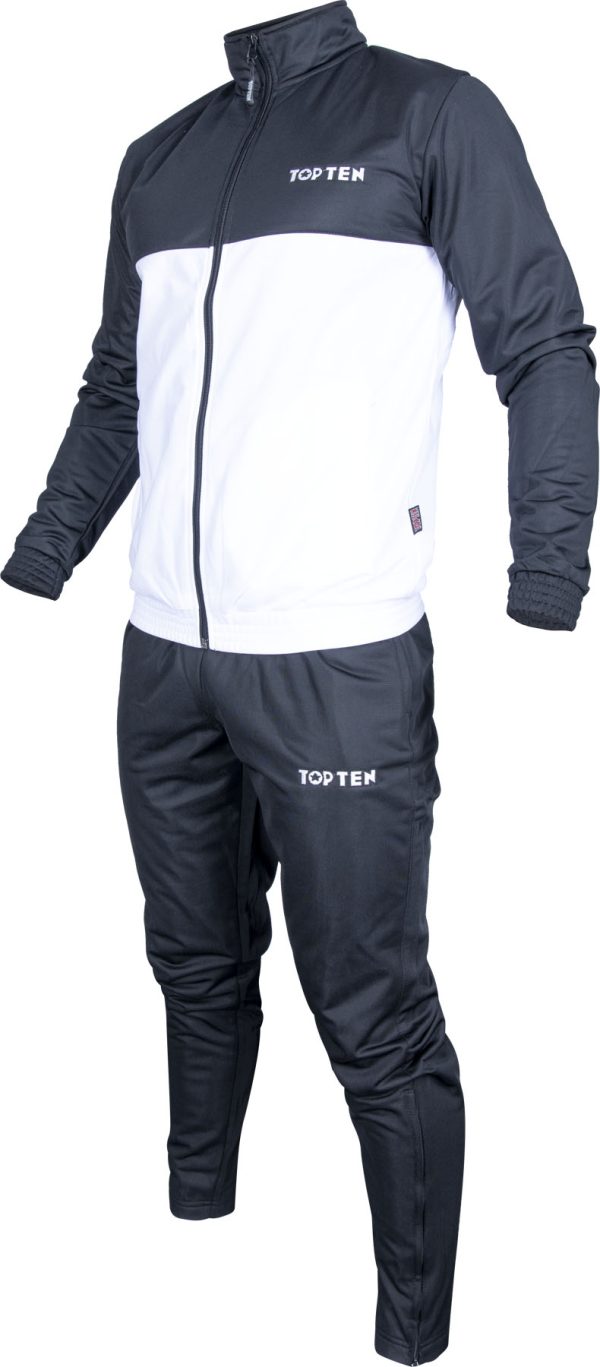 Tracksuit “SlimFit” - size 164 = 164 cm, black-white - Image 3