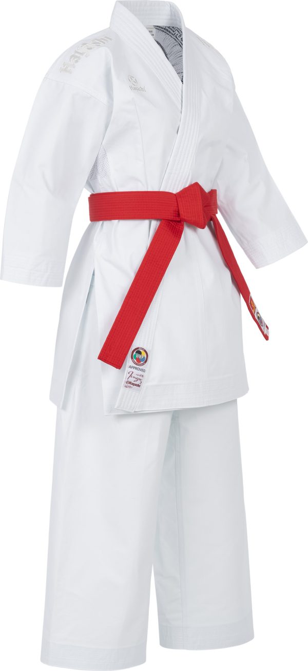 Karate Gi “Jingu” - white, with white embroidery, size 140 cm