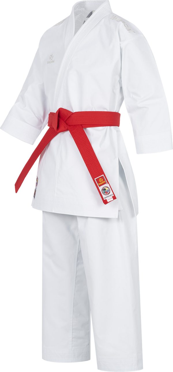 Karate Gi “Migoto” - white, with white embroidery, size 140 cm - Image 3