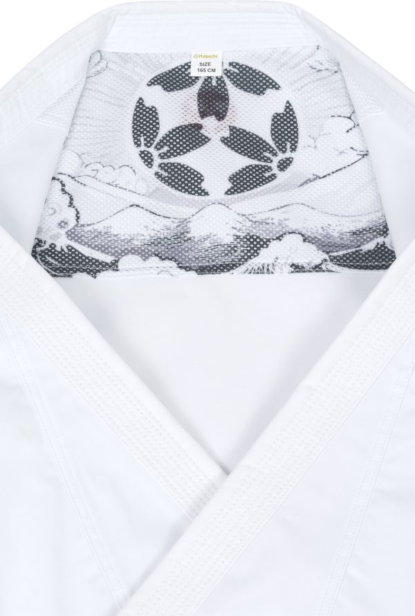 Karate Gi “Migoto” - white, with white embroidery, size 140 cm - Image 7