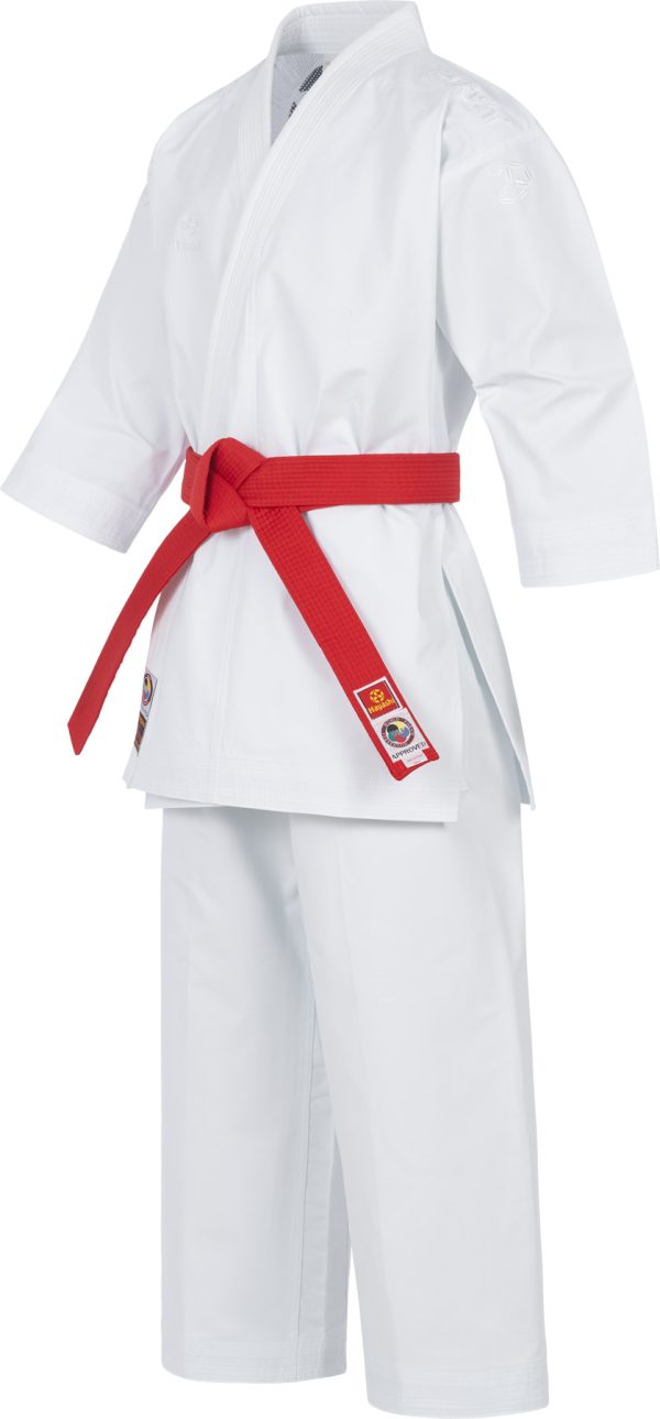 Karate gi “Tenno Premium” - white, with white embroidery, size 130 cm - Image 3