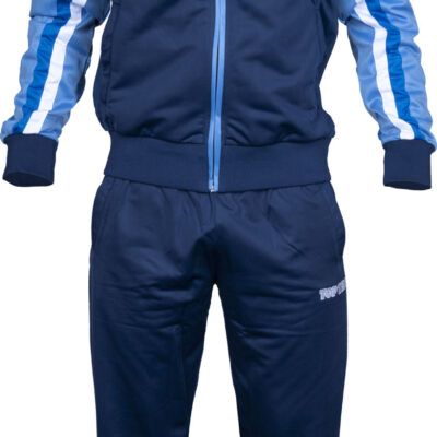 Tracksuit “Royal Blue” for Kids - size XXS = 140 cm, blue-white