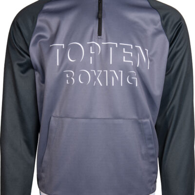 Hoodie “Boxing Shadow” - black-gray, size XS