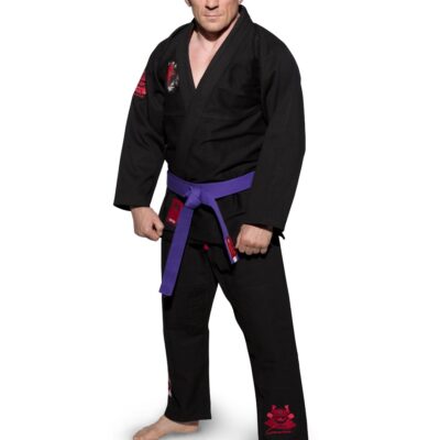 Brazilian Jiu Jitsu (BJJ) Gi “Guerriero” - size A1 = 160 cm, schwarz