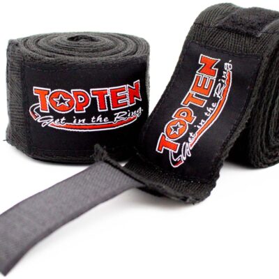 Hand-Wrap, boxing bandage inelastic - 5,0 cm x 500 cm, black