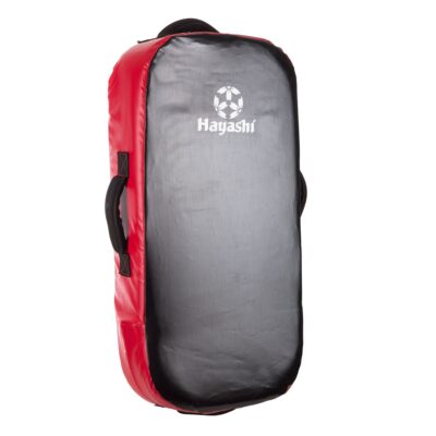 Kicking shield “Extreme” - straight, black-red