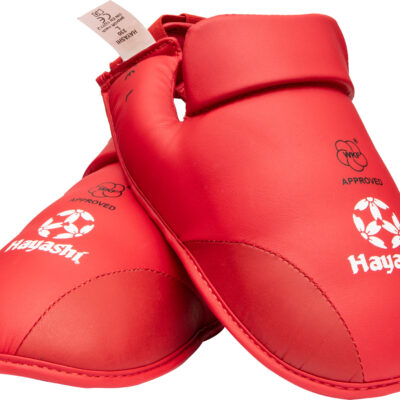 Kicks for Karate (WKF approved), foot protector, foot gear - red, size S