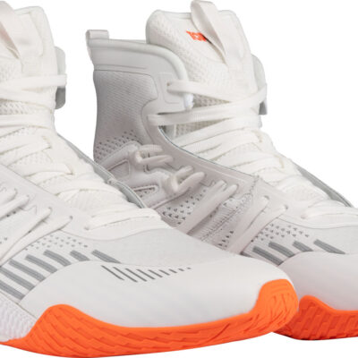 boxing boots, short “Footworker” - white-orange, size 36