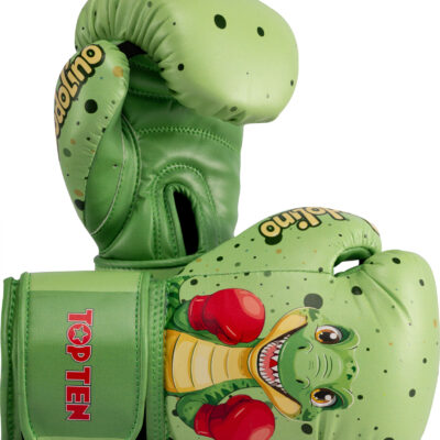Boxing gloves “Budolino” -  4 oz, green