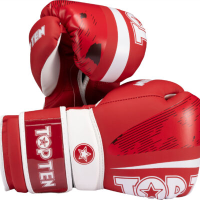 Boxing gloves “WAKO NTB Marks” - 10 oz, red