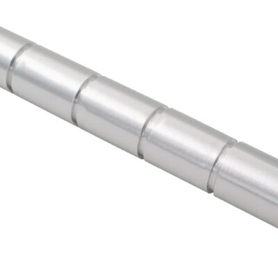 Kubotan without tip - silver