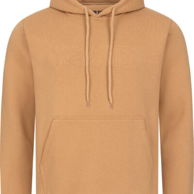 Hoodie “TOP TEN Signet” - beige, size XS